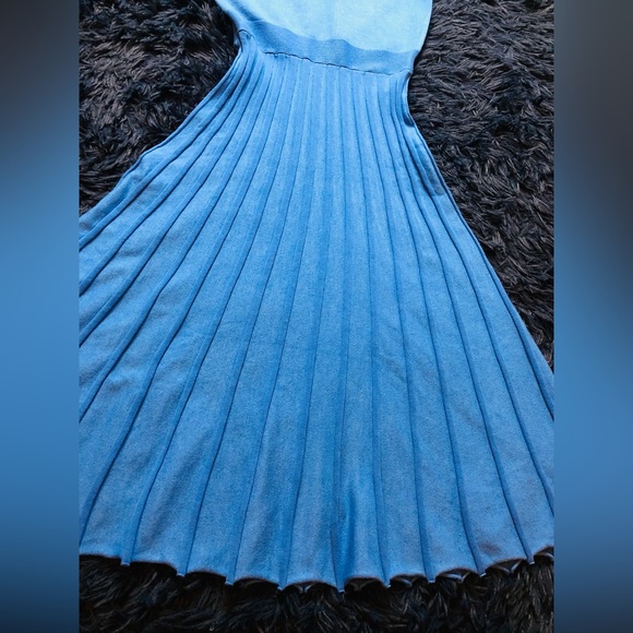 NWOT Knit Tank Dresses Vacation Sleeveless Ribbed Swing Party Midi Dress. Size M - Picture 4 of 10